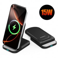 플레오맥스 접이식 15W 고속 무선 충전기 PM-FC15