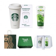 스타벅스 리유저블 텀블러 473ml 카밀 핸드크림 선물세트