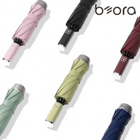 BOR 무지 인쇄우산 거꾸로 1세대 3단 자동 양우산