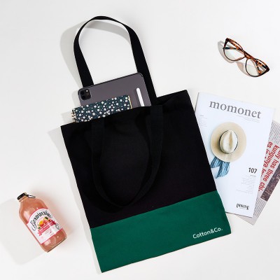 [국내제작] 코튼앤코 커스텀 컬러투톤 에코백(36x40)