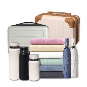 14인치 여행용 레디백 + 3단 자동 양우산 + 송월타올 + 프리미엄 온도 텀블러 선물세트