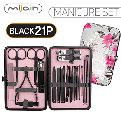 미자인블랙21종플라워손톱깎이세트