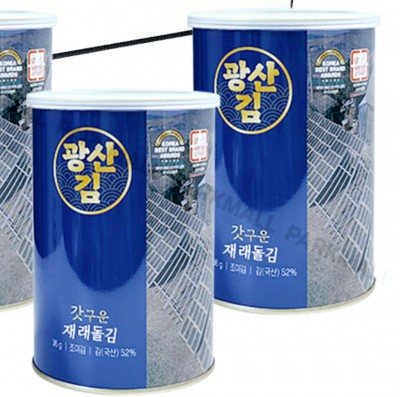 명품 구운 김 세트 캔김 2캔 명절 선물/ 사은품 답례품 판촉 기프트 설선물 추석