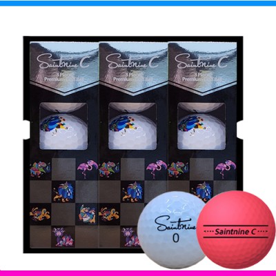 세인트나인 C 9구 (3pc) 세인트나인 골프공  9구 캐릭터 골프공 9구 세트