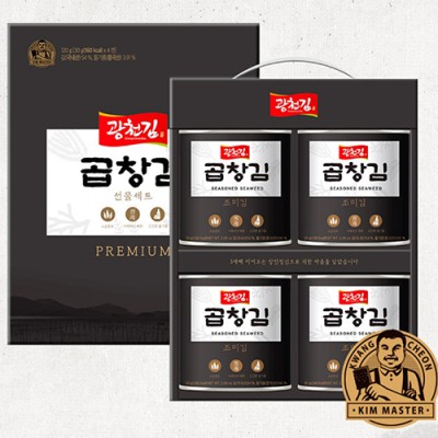 (4캔)맛있는 곱창김  광천김 선물세트 명절선물 설선물