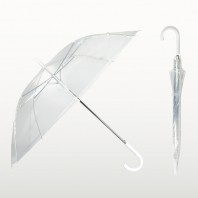 무표 60자동 화이바 EVA 투명 장우산