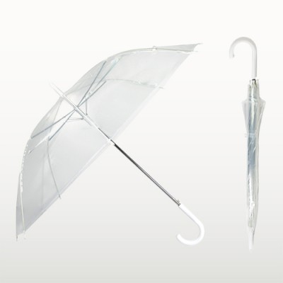 무표 60자동 화이바 EVA 투명 장우산