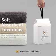 잭니클라우스 프리미엄 호텔수건 200g (국산) 2P 기프트패키지