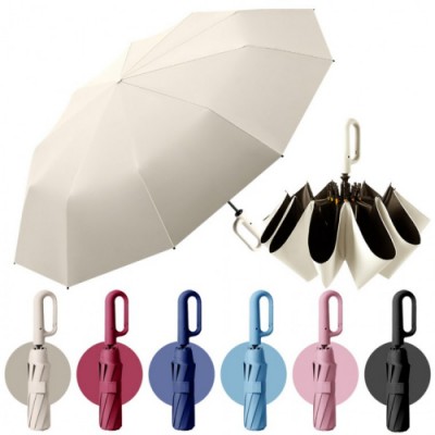 휴대용 모던 3단 자동 버클 양우산