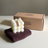 센트라도 미니 송월 주방 타올(수건)+오브제 캔들 세트