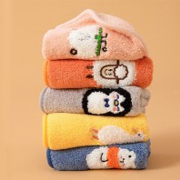 귀여운 동물 캐릭터 극세사 주방수건 어린이집 핸드타올 Y2645