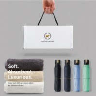 잭니클라우스 3단 암막 + 수건 140g(국산) 선물세트