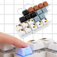 냥냥 캣츠 LED 키캡 키링 P2647