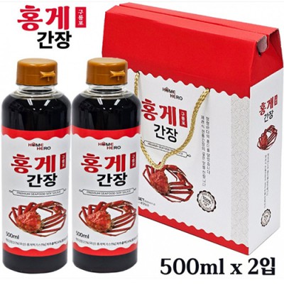 선물세트 구룡포(홍게 간장 500ml 2개)명절선물세트 답례품