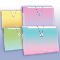 레인보우 5칸 인덱스 문서정리 도큐먼트 수납보관 화일(파일) 홀더