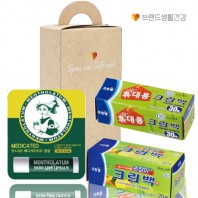 크린랩 브생건333호(휴대용30매 크린백+손잡이20매 위생백+멘소래담 메디케이티드 립밤)