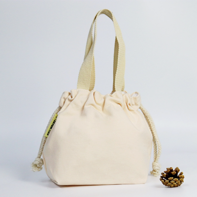 로페리아 휴대용 캔버스 복주머니 에코백(0215614)