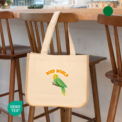 오코텍스인증 브레드에코백(34*30cm/옆면 13cm)