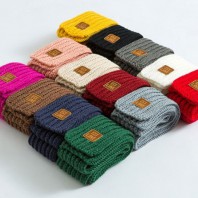 어린이 어른 남녀공용 니트 머플러 목도리