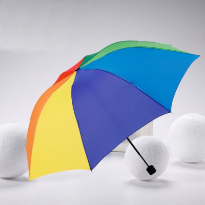 로페리아 3단 수동 무지개 우산(0216005)