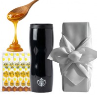 스타벅스 SS 콩코드 하우스 텀블러 + 국내산 허니스틱 + 보자기포장 세트