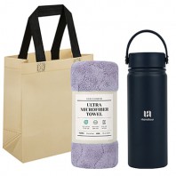 프렌치 핸들 텀블러 + 타올 선물세트