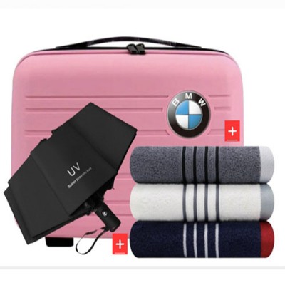 3단 자동 양우산+캐리어 가방 레디백+송월타올