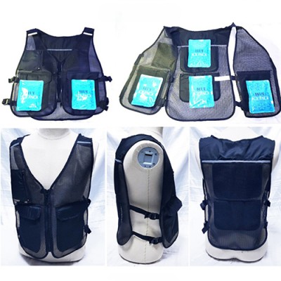 시원한 쿨 아이스 조끼망사 조끼 얼음팩 포함 단체 조끼 쿨링 냉각 안전 조끼 유니폼// 선물용 사은품 답례품