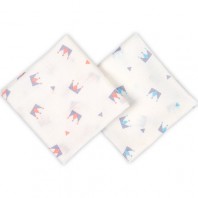 유아가제 손수건 왕관