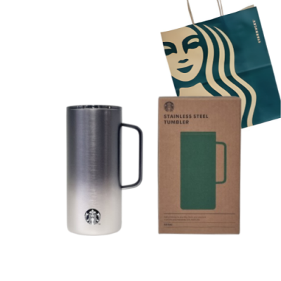 스타벅스 SS 블랙 탱크 텀블러 503ml