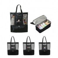 듀얼 메쉬 피크닉백(아이스가방+메쉬가방) 37x66x15cm