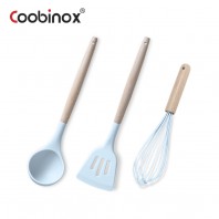 [쿠비녹스] 실리콘 조리도구 3종 세트 (국자 뒤집게 거품기) CO-42-14