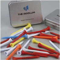 골프 나무티 10P+ 고급 스틸케이스 세트 / 자석티/볼마크/골프공