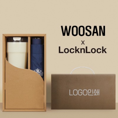 가르시아3단심플수동우산+락앤락메트로카페