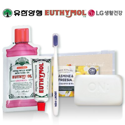 유시몰 유덴트세트 15호(치약20g+알칫솔1개+가글15ml+엘지보타닉비누)