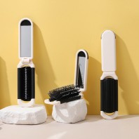 휴대 여행용 접이식 미러 브러쉬