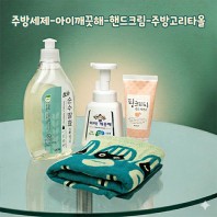 참그린 주방세제 500g 주방전용 아이꺠끗해 4종세트