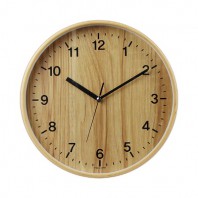 320 무소음원목벽시계 大