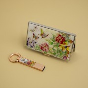 나빌레라 LED 자개스틱USB (8G~32G) 명함세트-전통문양