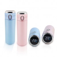 원터치 LED 온도표시 텀블러 400ml