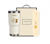 시즈넬 선물세트 카카오 춘식이 스탠다드 텀블러+카카오 칫솔 살균기