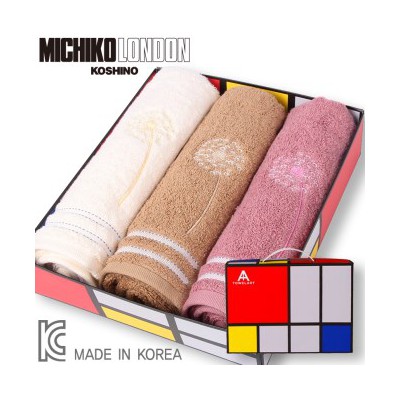 미치코런던 민들레 타월 3P세트