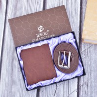 CD369 EL 남성 선물세트 소가죽 벨트 회사 비즈니스 선물