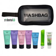 휴대용세면백 3호 LG미니스6종 카밀핸드크림30ml 칫솔치약 여행용세트(쇼핑백포함)