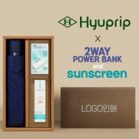 협립3단모던완전자동우산+선크림+배터리-세트