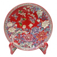 자개원쟁반(미니)-목단(적)