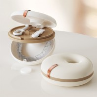 제이엘 도넛 틀니 보관함 교정기 케이스