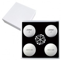 타이틀리스트 PRO V1 4구 볼마커칩 고급 싸바리케이스