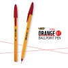 빅 오렌지 볼펜(0.7) 적색심