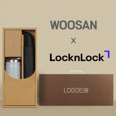 가르시아 3단 블랙곡자손 완전자동우산 +락앤락 메트로머그1P-세트